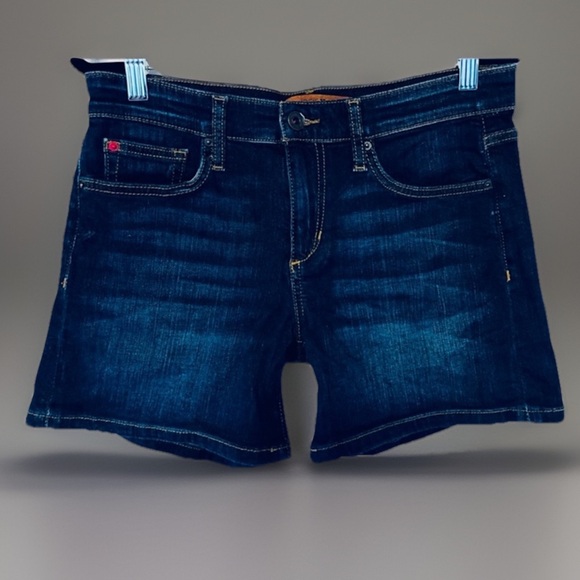 Joe's Jeans Straight Summer CHIC Dark Wash Denim Shorts sz 26 MSRP $128